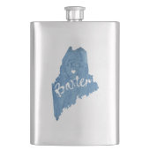 バクスター州パークメインウッドグレイン フラスク (正面)