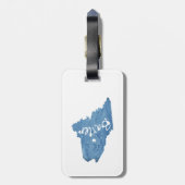 バクスター州パークメインウッドグレイン ラゲッジタグ (裏面縦)