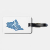 バクスター州パークメインウッドグレイン ラゲッジタグ (裏面横)