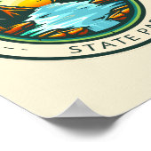 バクスター州パークメインバッジ ポスター (角)