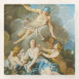 バクス乳児をニンフに託す水銀 ガラスコースター
