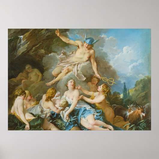 バクス乳児をニンフに託す水銀 ポスター (正面)