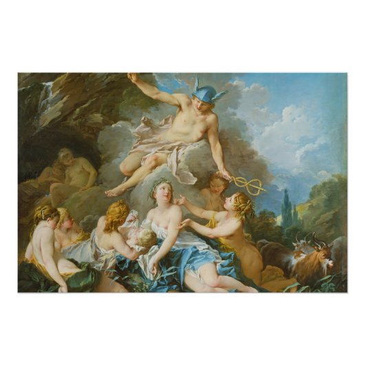 バクス乳児をニンフに託す水銀 ポスター (正面)