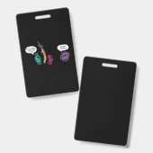 バクテおもしろいリア・プン生物学生物学者 バッジ (表裏)