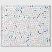 バクテリアから安全に命を守る ラッピングペーパー (フラット)