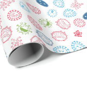 バクテリアから安全に命を守る ラッピングペーパー (ロールコーナー)