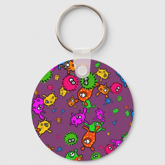 バクテリア壁紙 キーホルダー (正面)