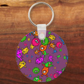 バクテリア壁紙 キーホルダー (正面)