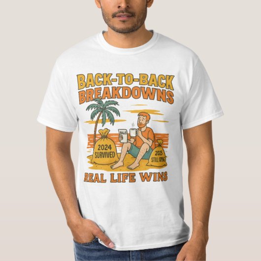 バクバク崩壊 〜現実に勝利〜 Tシャツ (正面)
