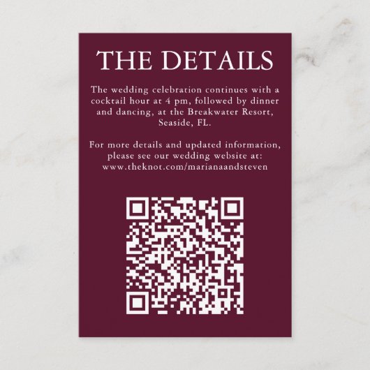 バクラシックルグンディ・モノグラム・エンクロージャカード エンクロージャーカード (正面)