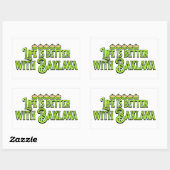 バクラバの方が生きがいが好い 長方形シール (シート)