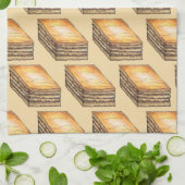 バクラバスイートフィロハニーデザートペストリーギリシャ料理 キッチンタオル (折り畳み)