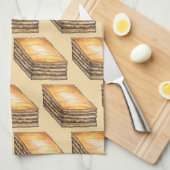 バクラバスイートフィロハニーデザートペストリーギリシャ料理 キッチンタオル (四つ折り)