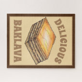 バクラバスイートフィロハニーデザートペストリーギリシャ料理 ジグソーパズル (横)