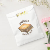 バクラフデザートペストリーのギリシャ料理ベーカリー作り フェイバーバッグ (封をした状態)