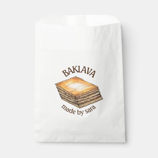 バクラフデザートペストリーのギリシャ料理ベーカリー作り フェイバーバッグ (正面)