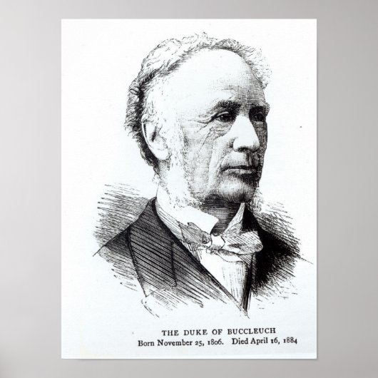 バクレウチ公爵ポートレート ポスター (正面)