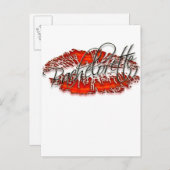 バクロレットとそのパーティークルー インビテーションポストカード (正面/裏面)