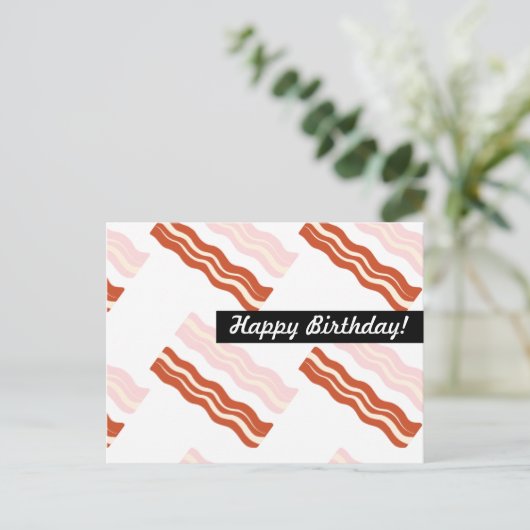 バクンの誕生日 どんな時でも使える オーダーメイド ポストカード (スタンド正面)