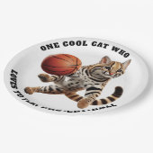 バクールスボールが遊好きの猫 ペーパープレート (アングル)