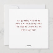 バクールダスサンタ – スパイクエッグノグスパイクコーディネート シーズンカード (裏面)