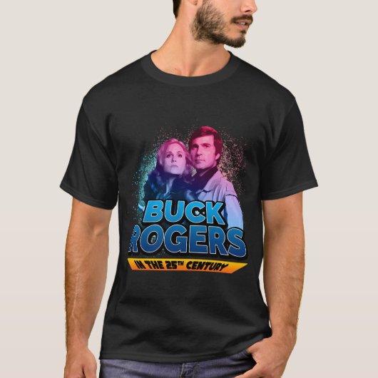 バク・ロジャース 1979 グリッチ Tシャツ (正面)