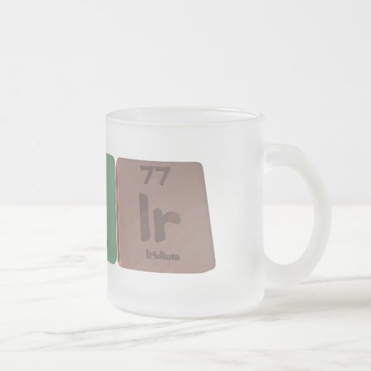 バクTa P IrタンタルリンIridium.png フロストグラスマグカップ (右)