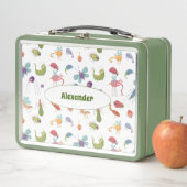 バグおもしろいパターパーソナライズされたン メタルランチボックス (インサイチュ)