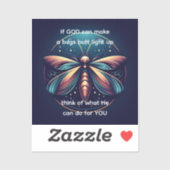 バグお尻ライトアップホタル稲妻バグおもしろい シール (シート)