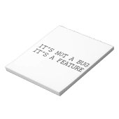 バグじゃないんだおもしろいデザイン ノートパッド (回転)