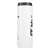 バグだ タンブラー (裏面)