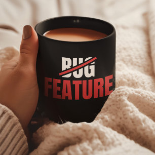 バグではなく、機能 コンピュータサイエンス コーヒーマグカップ