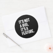 バグではなく、機能 ラウンドシール (封筒)