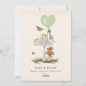 バグとキスカタツムリのバレンタイン写真 (正面)