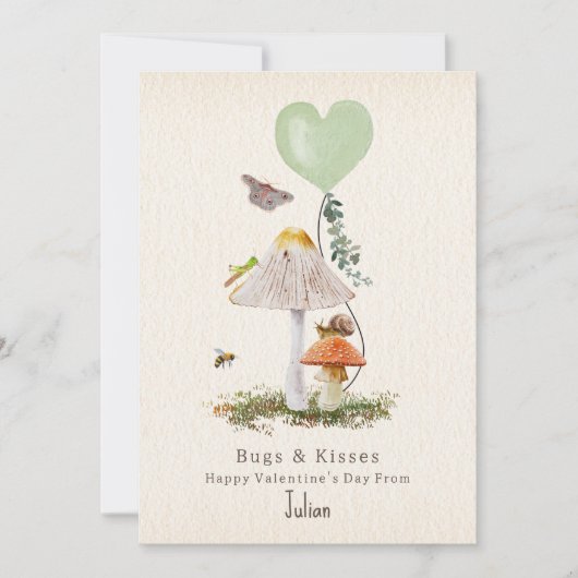 バグとキスカタツムリのバレンタイン写真 (正面)