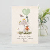 バグとキスカタツムリのバレンタイン写真 (スタンド正面)