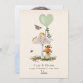 バグとキスカタツムリのバレンタイン写真 (正面/裏面)