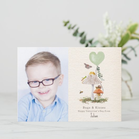 バグとキスマッシュルーム教室バレンタイン カード (スタンド正面)
