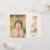 バグとキスLadybugs教室バレンタイン カード (正面/裏面インサイチュ)