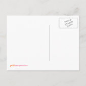 バグとバニーの誕生日パーティー インビテーションポストカード (裏面)