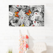 バグと葉 横断幕 (インサイチュ)