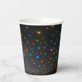 バグのあるカラフル洞窟 紙コップ (左)