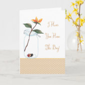 バグのある同僚のウェルカードを取得 カード (黄色い花)