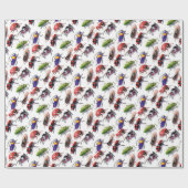 バグのバグが至る所で移動 ラッピングペーパー (フラット)