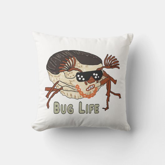 バグの寿命 クッション (正面)