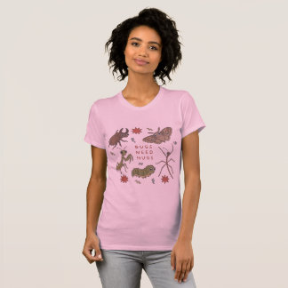バグはハグが必要 かわいい昆虫イラストTシャツ Tシャツ