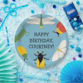 バグをテーマにしたパーティー パーソナライズされた ペーパープレート (パーティー)