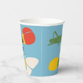 バグをテーマにしたパーティー パーソナライズされた 紙コップ (右)