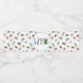 バグをテーマにしたパーティーH2O ペットボトルラベル (シングルラベル)