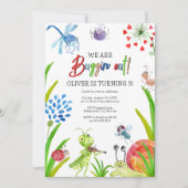 バグアウト誕生日パーティー 招待状 (正面)